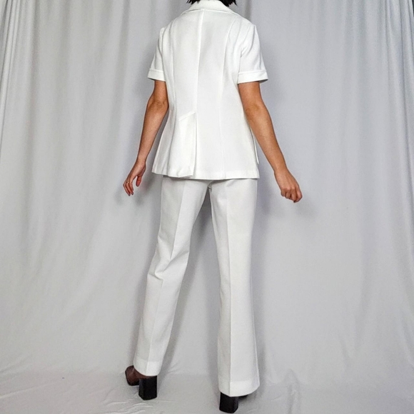SOLD 60s/70s white leisure suit - Picture 2 of 4